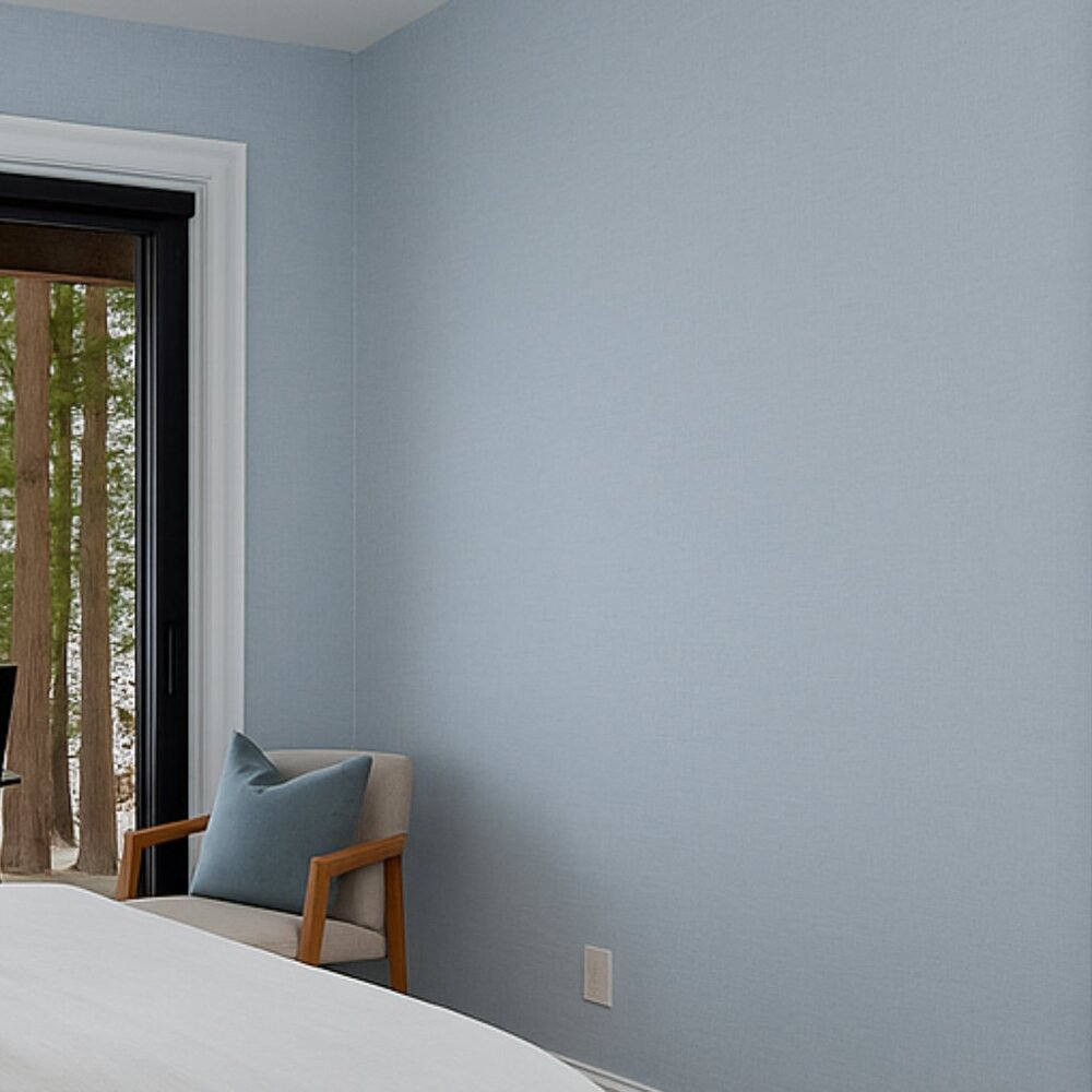 Vintage 1980s Denim Style Wallpaper